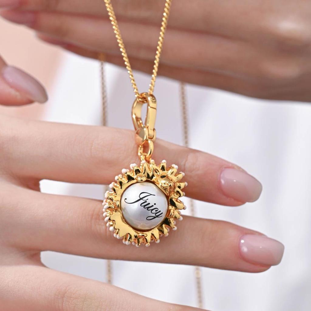 Унисекс 3D кулон-ёжик с жемчугом на ключичную цепочку