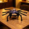 Lightweight Pet Cosplay Costume for Halloween Spider Costume, Cat Outfit with Skull Face, Black Soft Fabric Apparel Cats Holiday Dogs Party