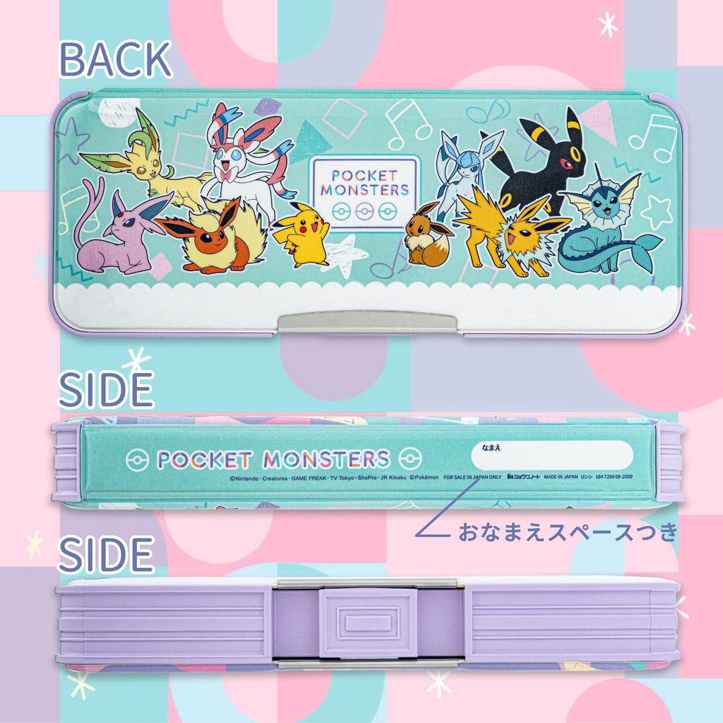 Пенал для начальной школы Showa Note Pocket Monster Пенал Pastel Flake Pocket Monster [Showa Note]