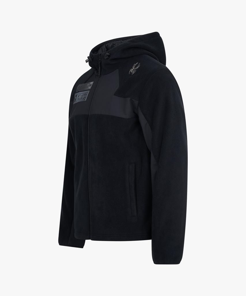 Spyder Men'S Patrol Fleece Zip-Up Hoodie Spkwcnft304Mblk