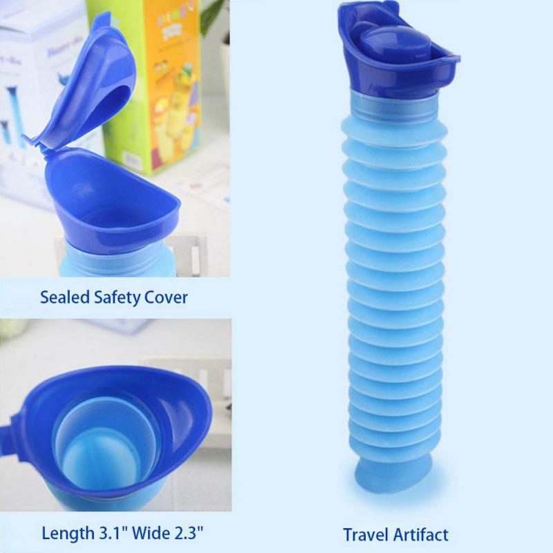 Outdoor Portable Urine Bag Women Men Children 750ML Mini Toilet  For Travel Camp Hiking Potty Children Training Foldable Ansblue