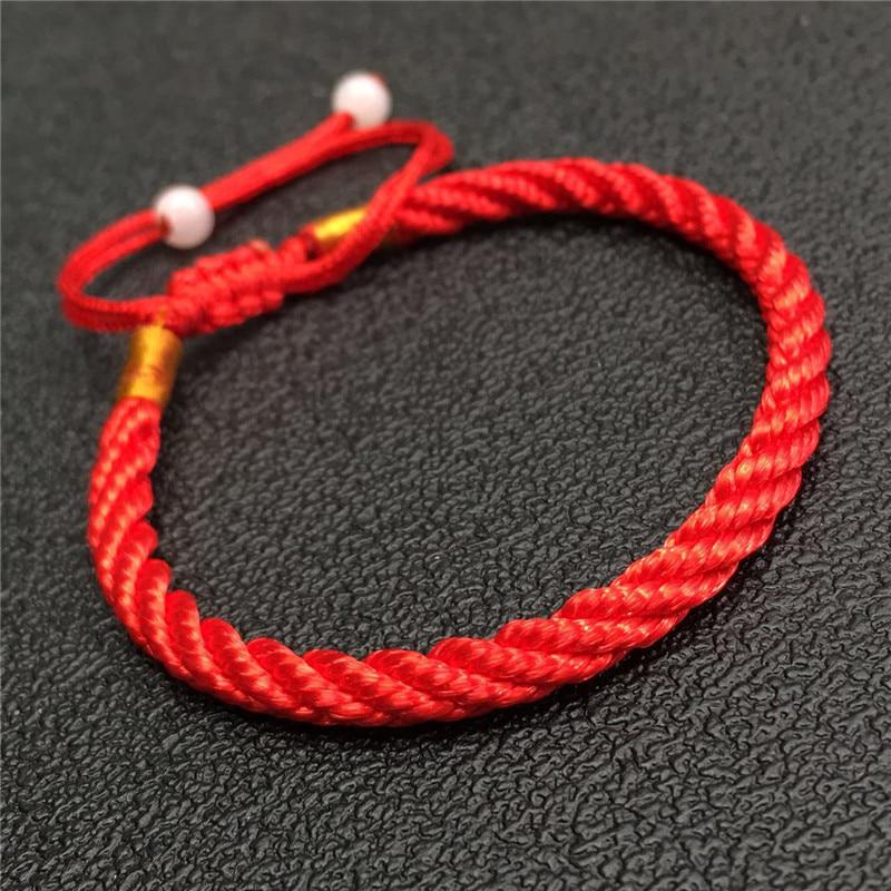 Tibetan Buddhist Lucky Charm Bracelets & Bangles For Women Men Handmade Knots Rope Budda Bracelet