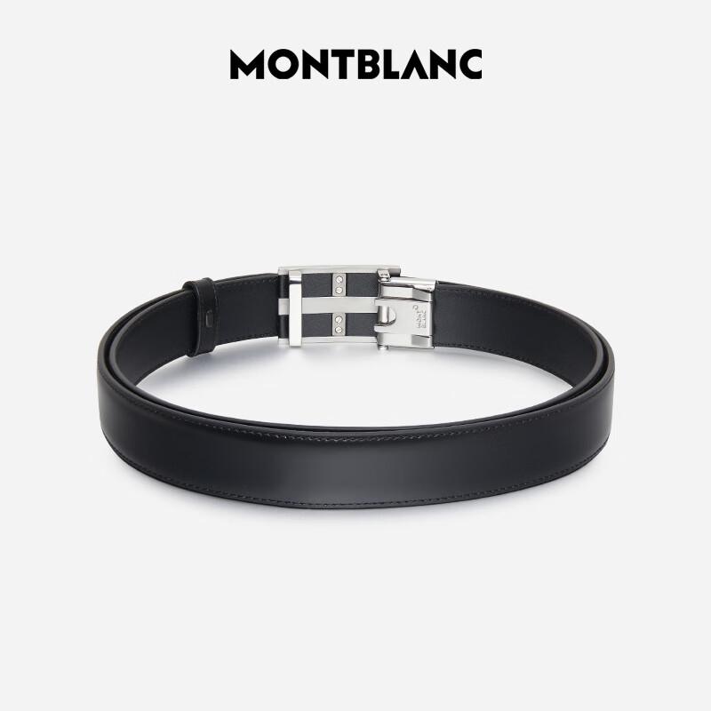 Montblanc Мужской кожаный ремень с автоматической пряжкой