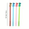 10pcs 0.5mm Creative Stationery Dinosaur Silicone Head Gel Pen Cute Cartoon Learning Office Water-based Signature Pen