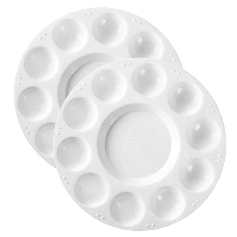 Palette 10 Grid Art Paint Tray Artist Watercolor Plastic Mixing Palette Supplies