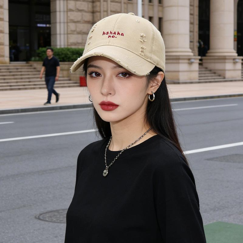 Fashion Versatile Embroidered Baseball Cap Casual Sun Hat Children's Spring and Summer Face Small Peaked Cap Outdoor Sun Protection Hat Korea