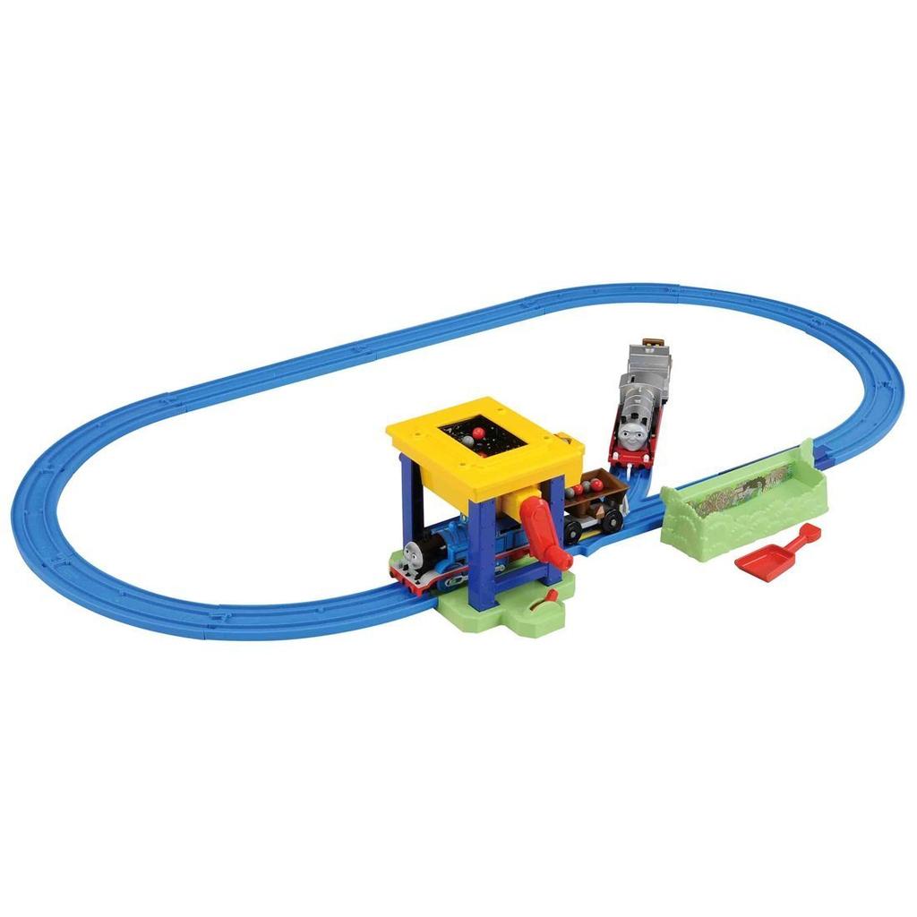 TAKARA TOMY Plarail Spin Thomas and Merlin Coal Hopper Set Let's Around!