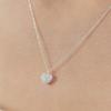 Murmur [925silver]Shine Cubic Heart Necklace