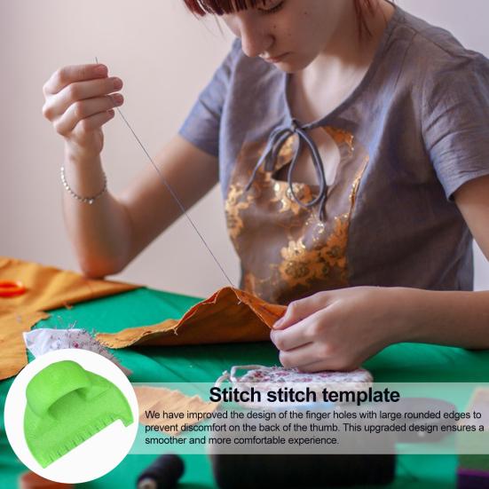 Шаблон для шитья для ровной строчки Руководство по шитью своими руками на большом пальце Портативный швейный инструмент для отделки швов Ручное шитье