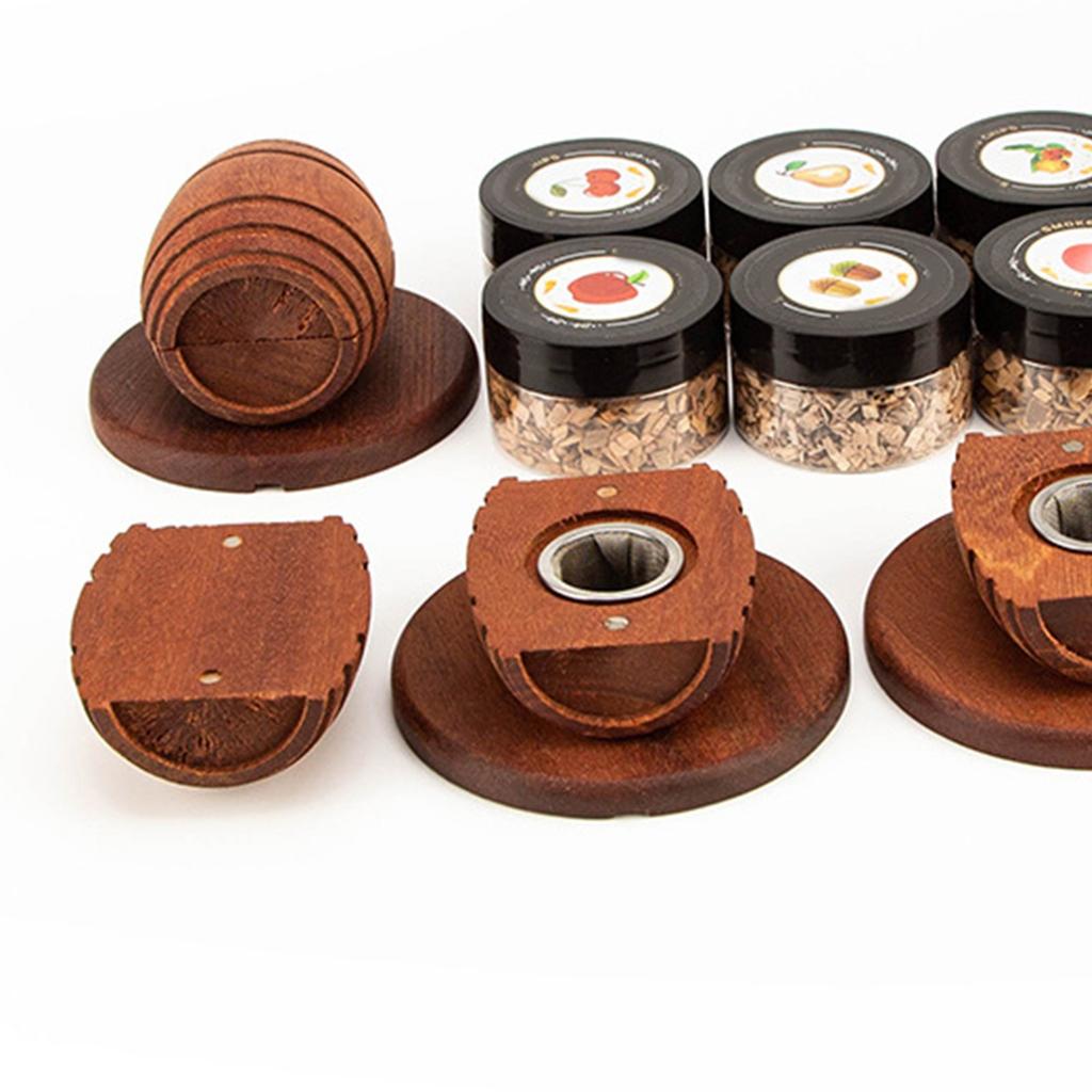 Wine Barrel Smoker Bar Whiskey Seasoning Tool, Smoked Wine Barrel Set
