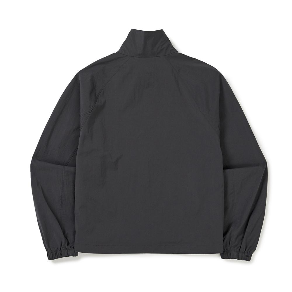 [Snowpeak] Route Women's Stand Neck Windbreaker Charcoal (S25MWRWB65)