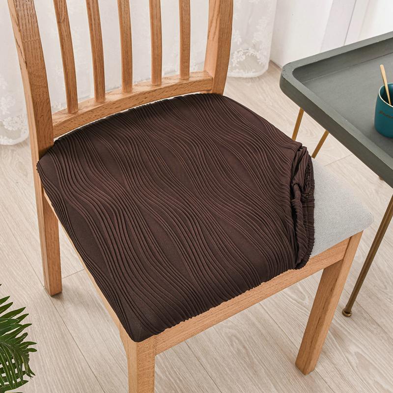 Seat Covers for Dining Room Stretch Chair Covers Removable Upholstered Seat Protector Cushion Slipcovers for Kitchen, Office