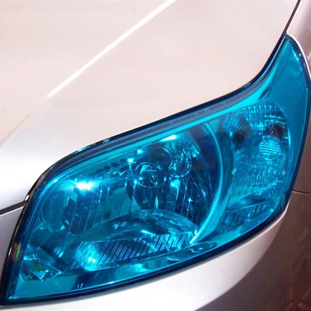 Vinyl Film Car Headlight Lamp Film Self-Adhesive Tailing Moulding Foil Fashion Fog Lamp Sticker