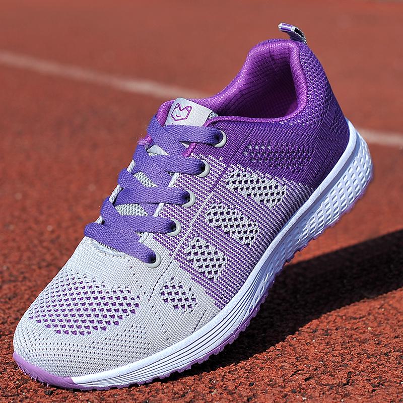Женские и мужские модные легкие дышащие спортивные кроссовки, женская спортивная обувь