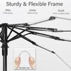 Диаметр зонта 105 см Автоматический складной зонт Десятиспицевый зонт Прочный Солнцезащитный Ветрозащитный и Дождезащитный Большой Зонт