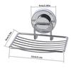 No-Drilling Vacuum Suction Cup Soap Dish Wall Mounted Bathroom Sponge Holder Soap Tray  Bathtub