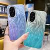 Для Honor 400 200 Pro Lite X9c X9a X8a 5G Продвинутое Ощущение Градиентный Лазерный Розовый Синий Зеленый Бабочка Роскошный Задний TPU Чехол для Телефона