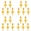 1-20PCS Practical Novelty Toy Fun Joke Toys Stretchy Turkey Kids Toys Flying Rubber Chicken Sticky