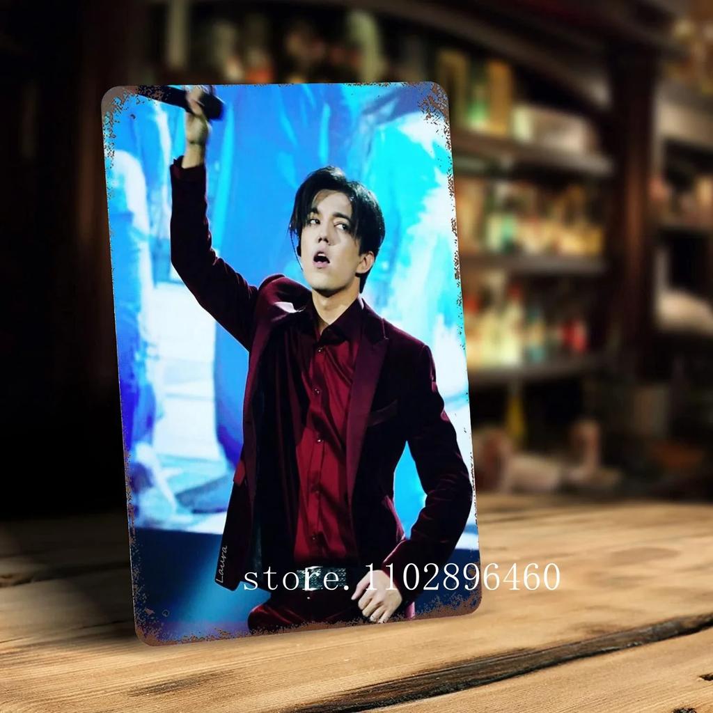 Димаш Кудайберген Таблички и Знаки настенный декор Винтажные жестяные знаки Капитан Металлический плакат Декор для бара паба клуба Настенное украшение