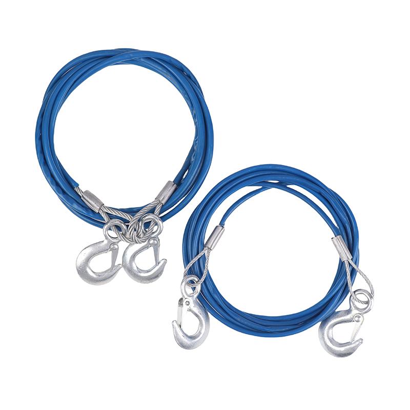 4/5 м Автомобильный буксировочный трос Автомобильный тяговый трос 3-7 тонн Стальной трос Буксировочный трос Тяговый трос Прицеп Буксировочный трос с крюками Автомобильный аварийный инструмент