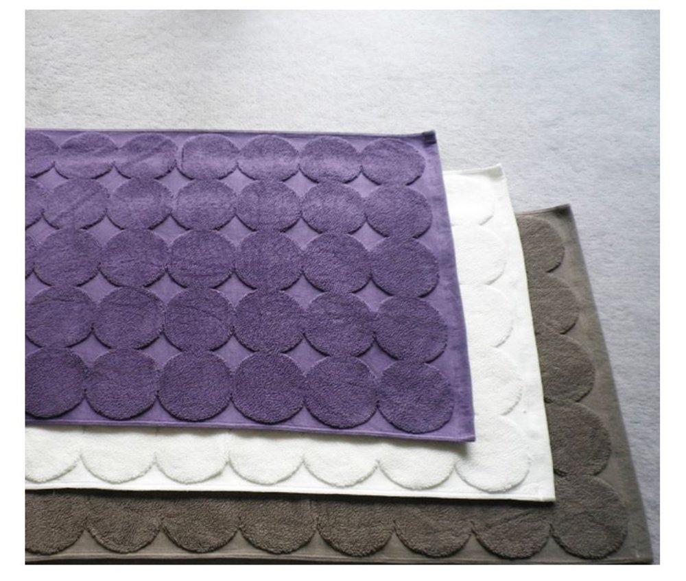 Tanaka Sangyo Imabari Towel Bath Menka Light 45 x 70 cm Mat, Mature, Gray, Approx.