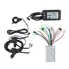 Electric Bike Conversion Kit DC 36V 48V Controller Display Brake Handle Thumb Throttle Electric Bike Controller Kit