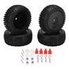 4Pcs 75mm Closed Tire 116 Wheel Tire RC Car Upgrade Parts for Wltoys 144001 114 Off Road Car