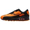 Кроссовки Air Max 90 для бега, унисекс, черные с оранжевым, IR1978-844