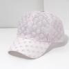 Lightweight Summer Baseball Cap Flower Embroidery Outdoor Sun Hat  Female Fashion