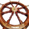 36-дюймовый морской морской деревянный руль корабля латунный якорь пиратский капитан корабль настенный декор