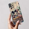 Прозрачный чехол Disney для Samsung Galaxy A57 A37 A56 A36 Чехлы A55 A54 A35 A26 A07 A17 A16 A06 A34 A15 Ударопрочный чехол Микки Маус