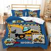 Комплекты постельного белья для мальчиков с инженерной техникой, Набор пододеяльников с экскаватором, Покрывало размера «queen», Дизайны PlayStation, Комплект постельного белья для подростка