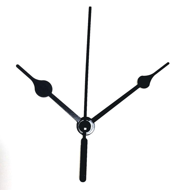 Quiet Silent Retro Quartz Clock Movement Black Hands Mechanism Parts DIY