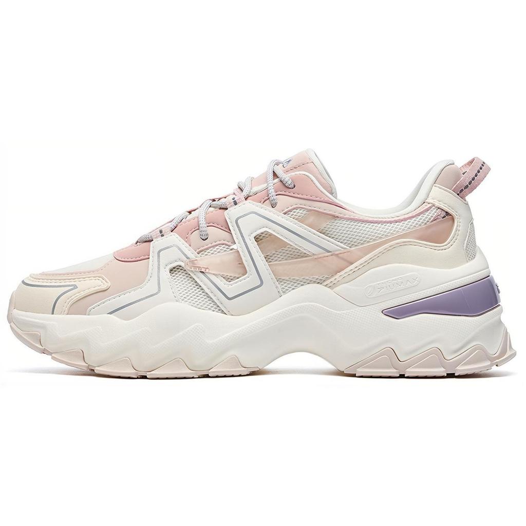 Fila Aurora Fabric Synthetic Leather TPU Leather Comfortable Versatile Durable Low-Top Casual Shoes Women Sneaker White Pink F12W231127FGL