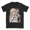Funny Marin Kitagawa My Dress-Up Darling Anime T-Shirts Men O Neck Pure Cotton T Shirt  Short Sleeve Tees Clothes