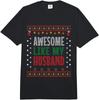 Wife Christmas - Funny Awesome Like My Husband Comfort Colors Adult Heavyweight T-Shirt Graphic T-Shirt Suitable for Daily Wear