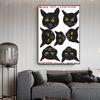 Black Cats Canvas Paintings David Shrigley Art Posters and Prints Wall Art Pictures for Living Room Home Decoration Cuadros