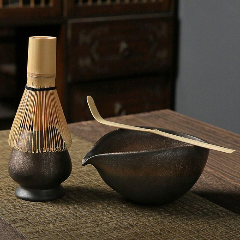 4 шт. Набор для приготовления японского чая матча пищевого класса, многоразовый японский венчик для чая матча Часен, набор для перемешивания