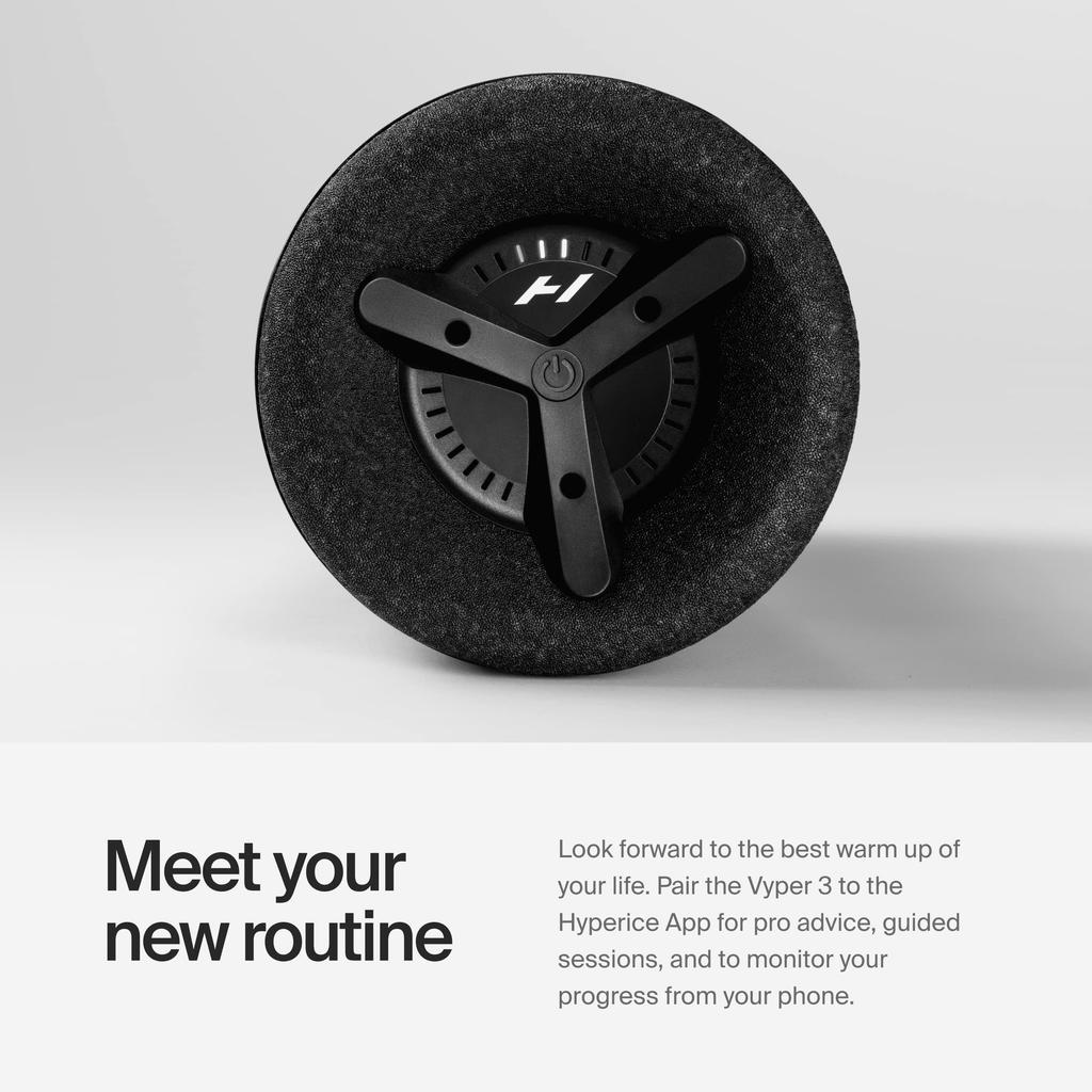 Hyperice Official Store Vyper 3 Viper 3 Foam Roller Vibration Conditioning Device Body Care Adjustment 3-Level