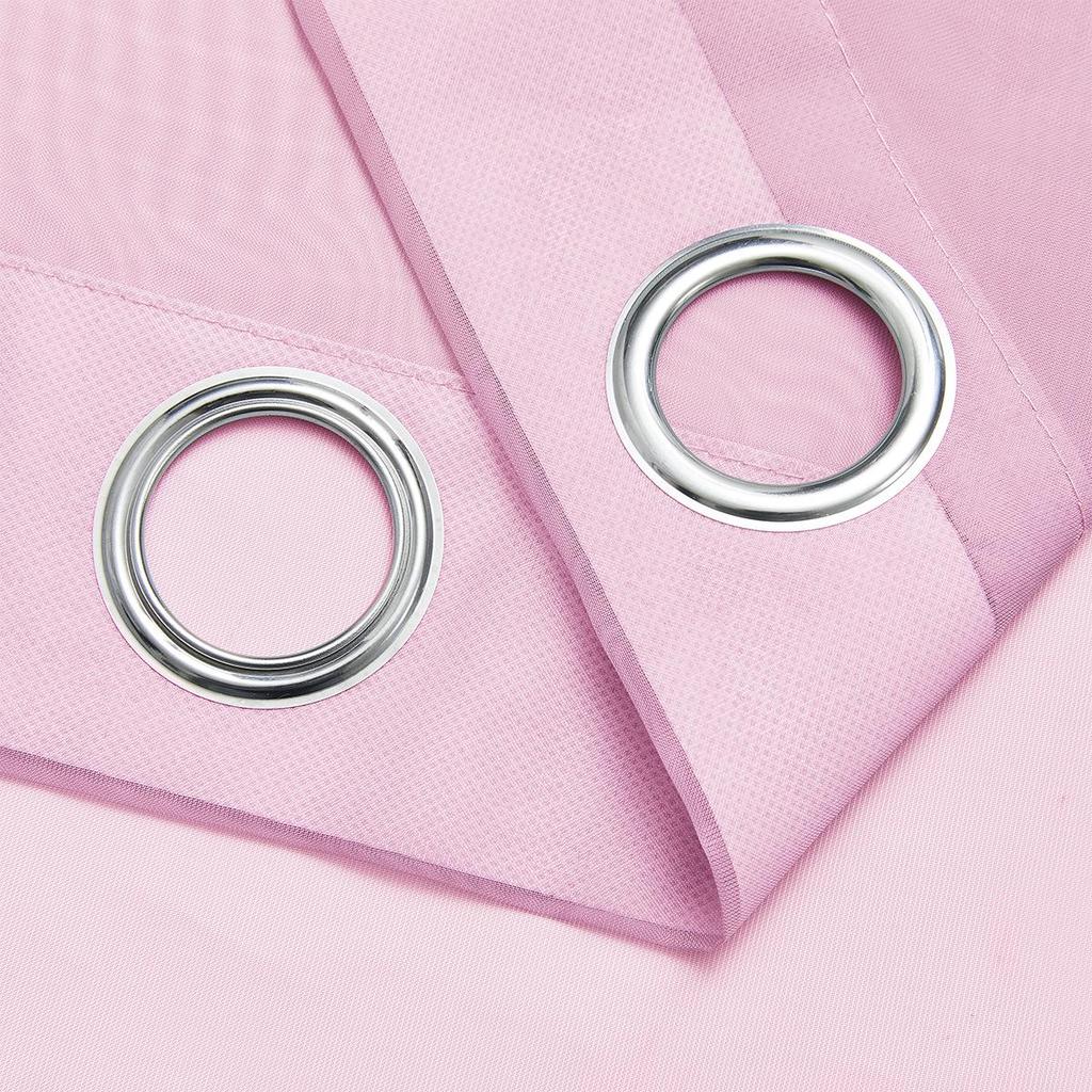 Однотонная перфорированная тюлевая занавеска из трилена, полузатемняющая, для гостиной или балкона