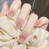 1 Sheet Nail Sticker Exquisite Pattern Self-Adhesive Paper Flower Shaped Fingernail Sticker DIY Nail Art Gadget