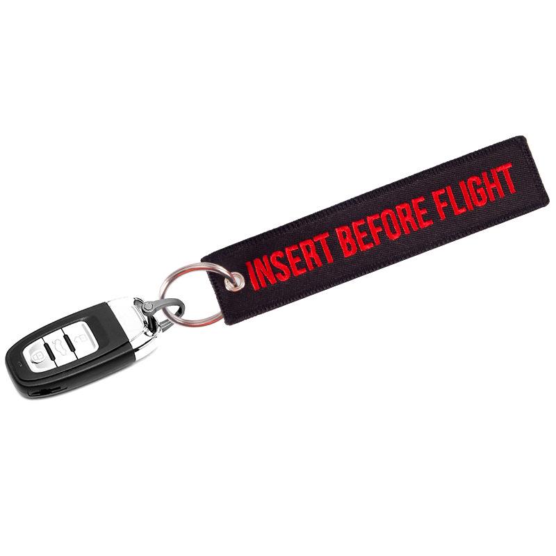 Car Key Ring Key Fobs Insert Before Flight Keychain Jewelry Luggage Key Tag