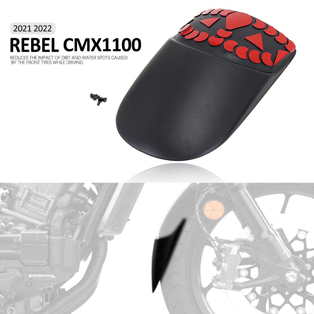 Новый Черный Для HONDA REBEL CMX 1100 CMX1100 2021 2022 Аксессуары для Мотоциклов ABS Переднее Крыло Грязезащита Задний Удлинитель Расширитель