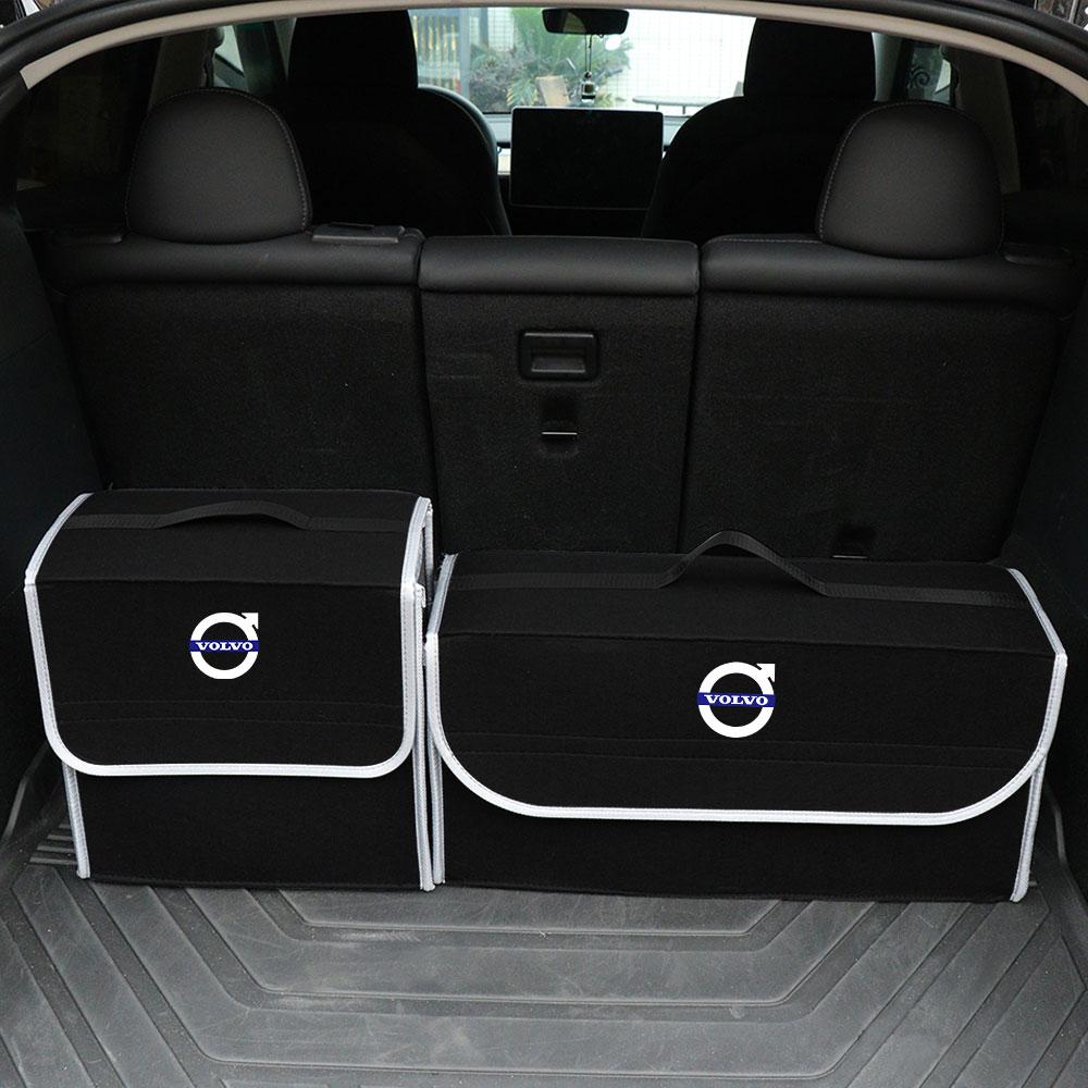 bscqy5 Volvo Car Trunk Organizer Box Large Capacity Folding Storage Bag For Xc60 Xc90 V40 V60 S60 V50 V90 S80 C40 XC40 V70 XC70 C30 C70