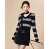 IEF 2025 Women's Retro Striped Sweater