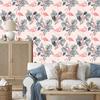 Flamingos and leaves wallpaper for living room and bedroom 50x1000