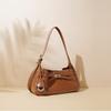 2025 Niche New High-end Leather Bag Women's Bag Fashion Trend Dumpling Handbag Shoulder Cross Shoulder Women's Bag
