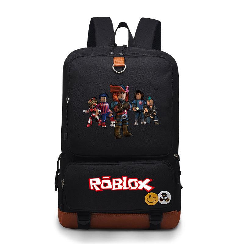 Игровой рюкзак Roblox Большой вместимости Для мальчиков и девочек Сумка для школьной поездки