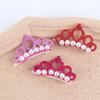 Faux Pearl Cute Crown Shape Bows Pet Hairpins Dog Accessories Pet Grooming Supplies Pets Hair Clips
