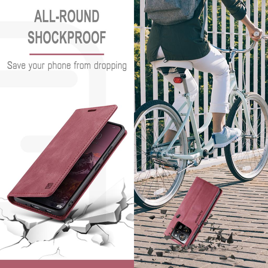 Для Xiaomi 13T Pro/Xiaomi 13T Чехол-кошелек AUTSPACE A01 Кожаная обложка-подставка с держателем для карт с RFID-блокировкой